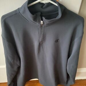 Men’s xl 1/4 zip champion pull over charcoal